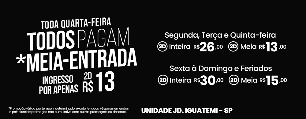 Valores dos Ingressos