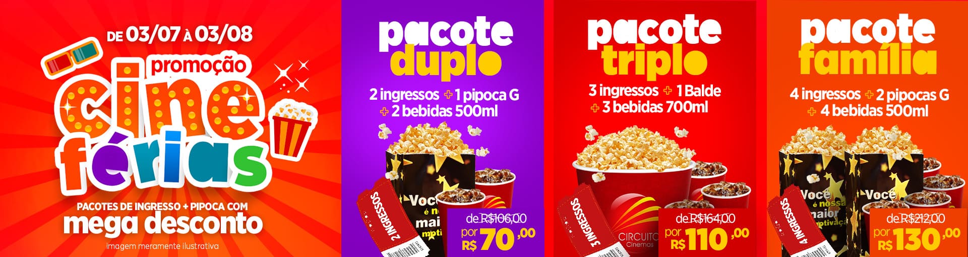 Promo Cine Férias - Jardim Iguatemi