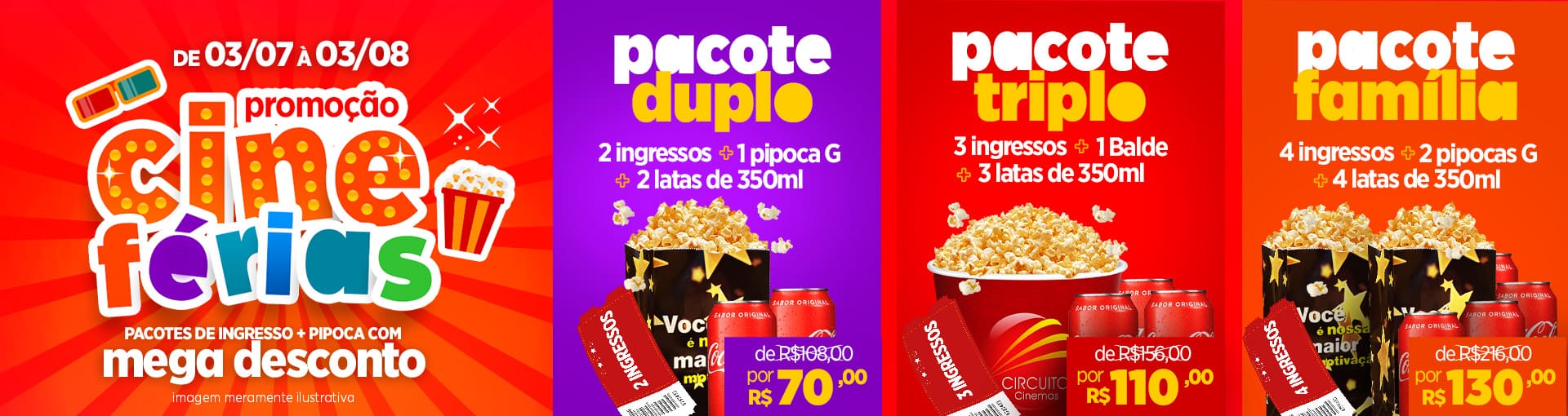 Promo Cine Férias - Partage