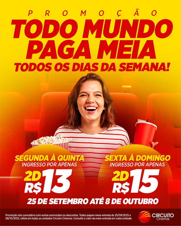 todos pagam meia - exceto partage e karajas
