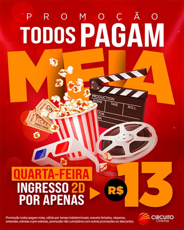 Todos Pagam Meia - Presidente, Iguatemi e Penápoli