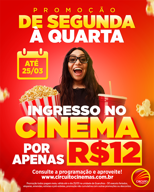 Promoção Segunda e Quarta - Guarulhos
